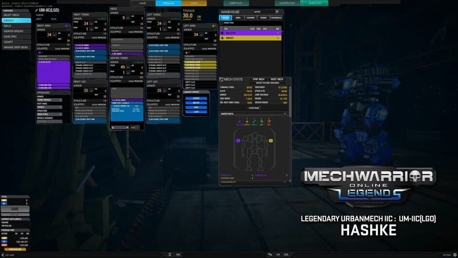 Скриншот 3 из MechWarrior Online: Hashké and Abaddon Legendary Mech Pack