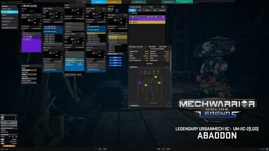 Скриншот 4 из MechWarrior Online: Hashké and Abaddon Legendary Mech Pack