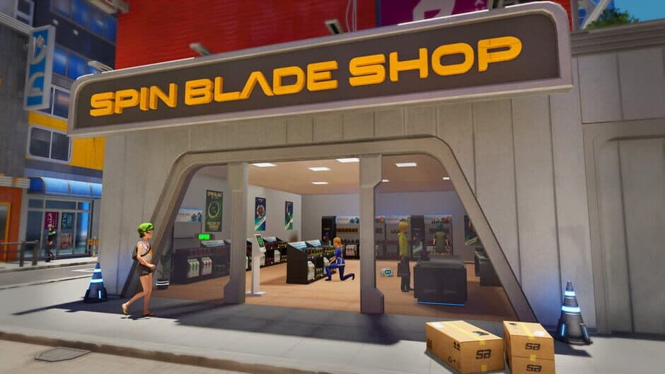 Скриншот 2 из Spin Blade Shop Simulator