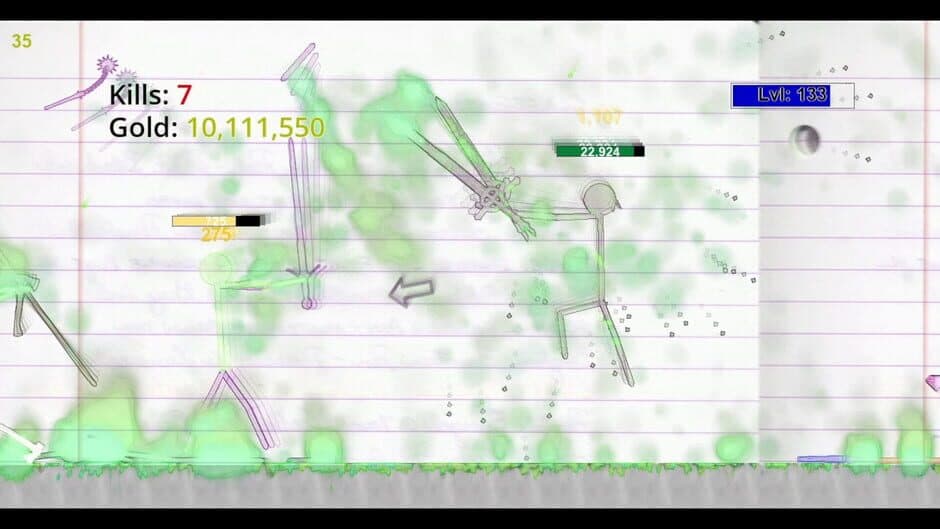Скриншот 2 из Stickman Physics Battle Arena