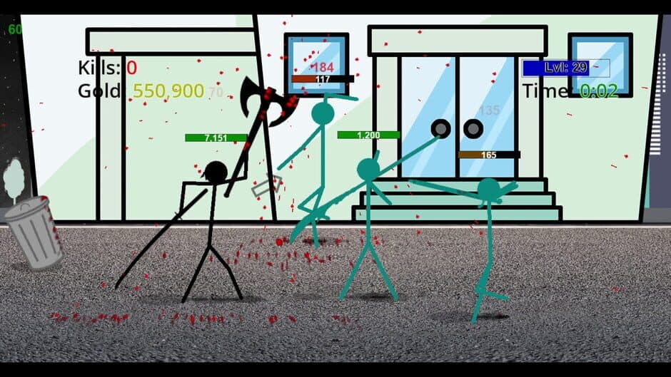 Скриншот 4 из Stickman Physics Battle Arena