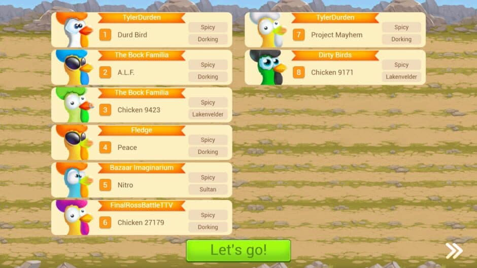 Скриншот 2 из Chicken Derby