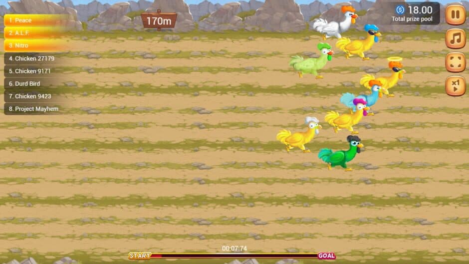 Скриншот 4 из Chicken Derby