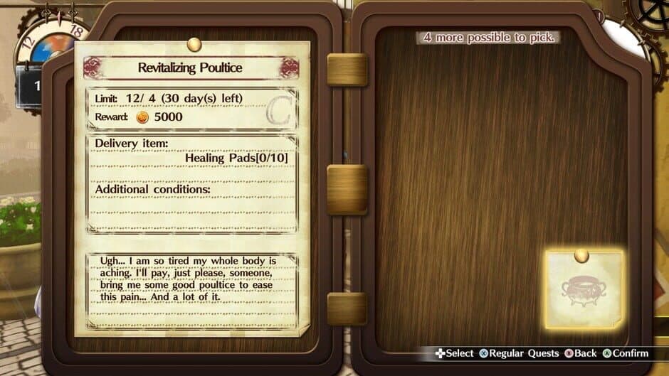 Скриншот 1 из Atelier Lydie & Suelle: The Alchemists and the Mysterious Paintings - New Quest: Piles of Coll Quest