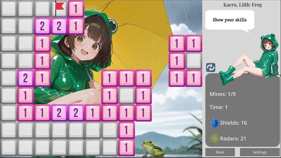 Скриншот 2 из Anime Minesweeper