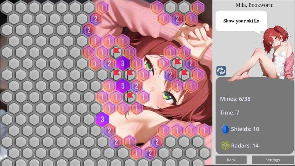 Скриншот 4 из Anime Minesweeper