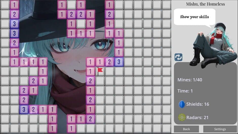 Скриншот 7 из Anime Minesweeper