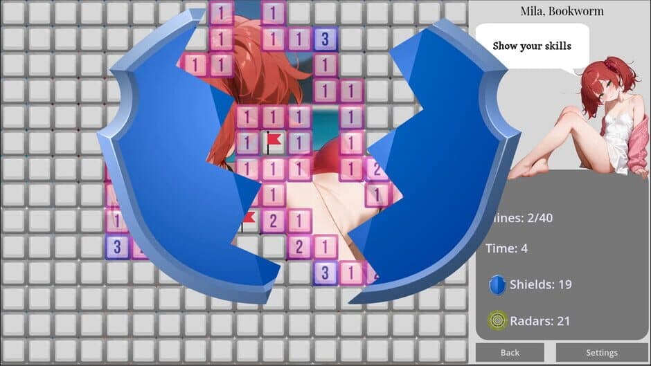 Скриншот 10 из Anime Minesweeper