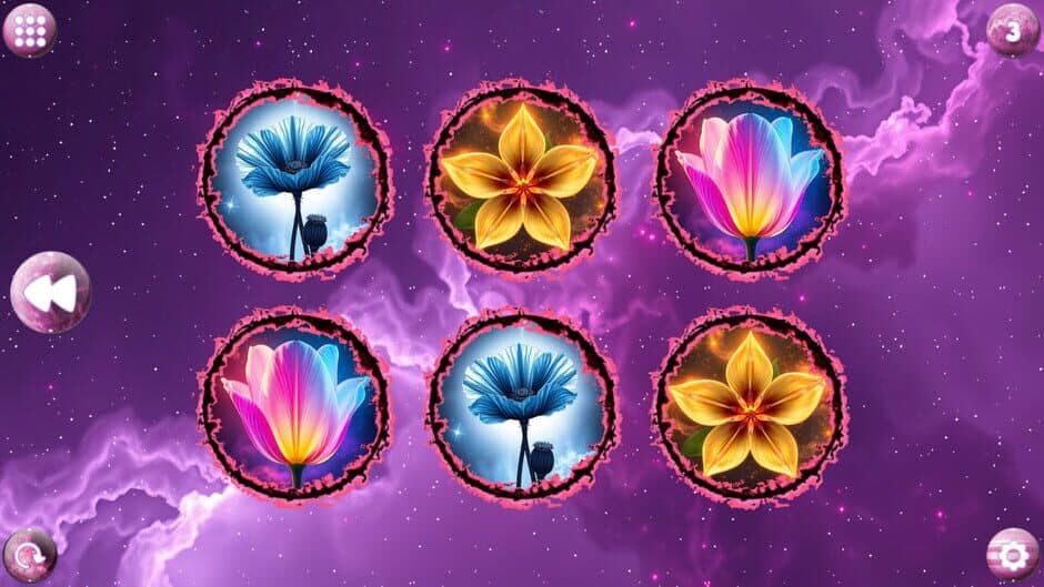 Скриншот 2 из Space Memory: Flowers