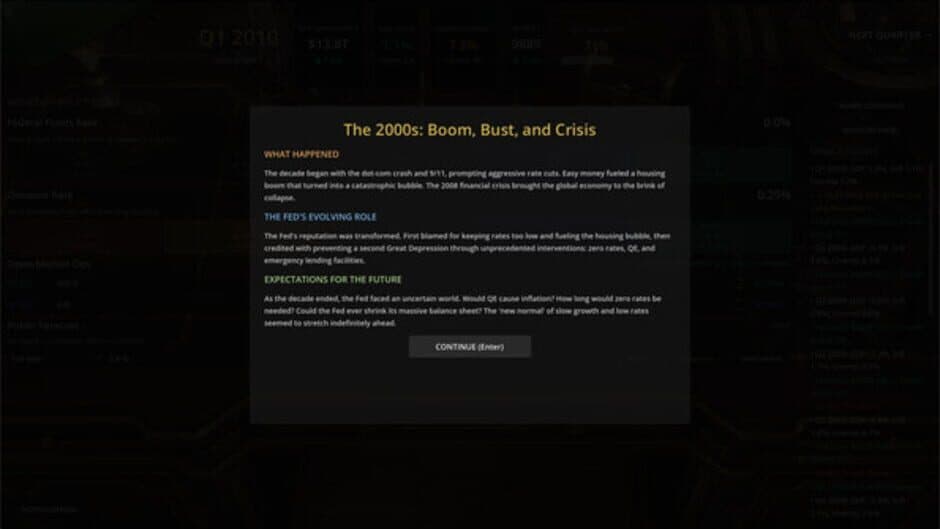 Скриншот 1 из Federal Reserve Simulator