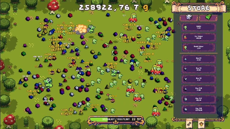 Скриншот 2 из Dice Goblins Clicker