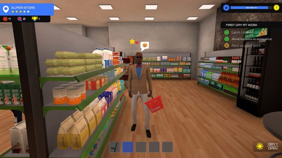 Скриншот 1 из Supermarket Guard Simulator