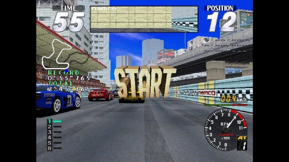 Скриншот 2 из Arcade Archives: Rave Racer