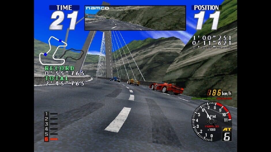 Скриншот 3 из Arcade Archives: Rave Racer