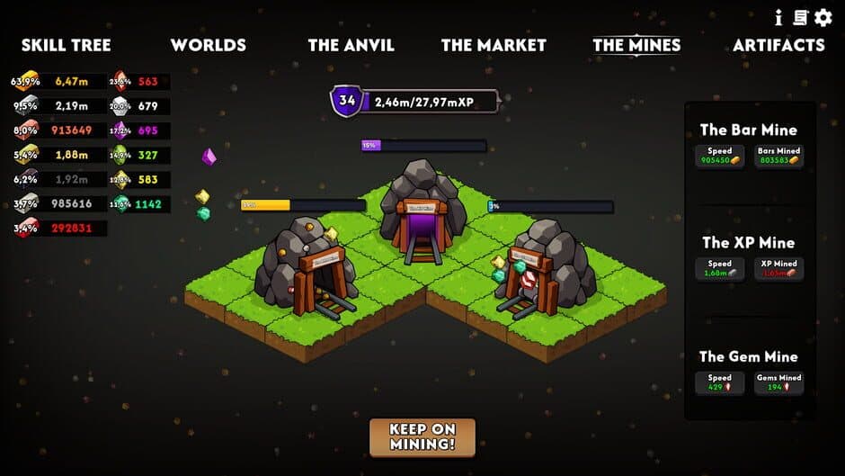 Скриншот 12 из Keep on Mining!: Worlds