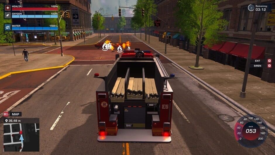 Скриншот 1 из Firefighters Simulator 2026