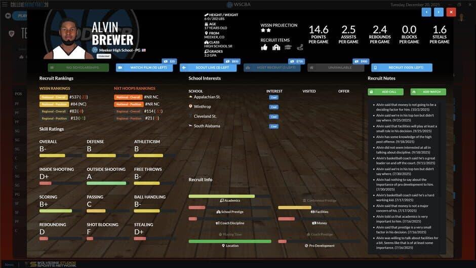 Скриншот 3 из Draft Day Sports: College Basketball 26