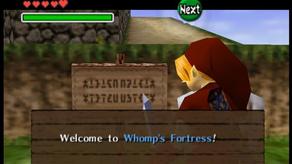 Скриншот 1 из The Legend of Zelda: Whomp's Fortress
