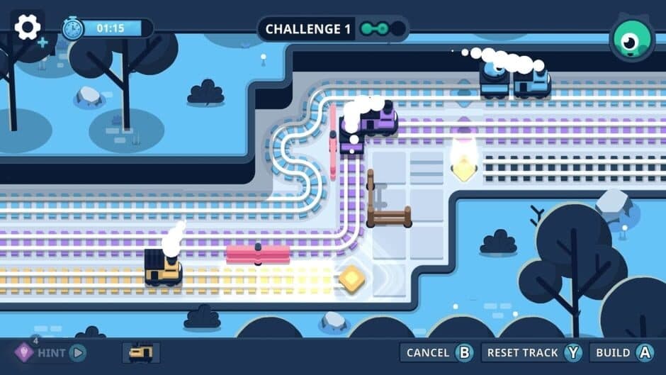 Скриншот 4 из Rail Rescue: Puzzle Lines - Challenge Track
