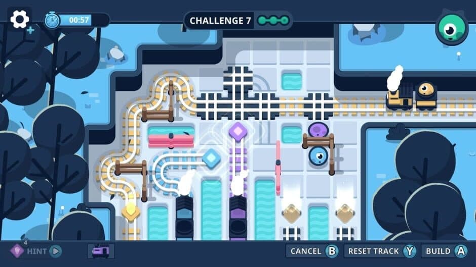 Скриншот 2 из Rail Rescue: Puzzle Lines - Challenge Track