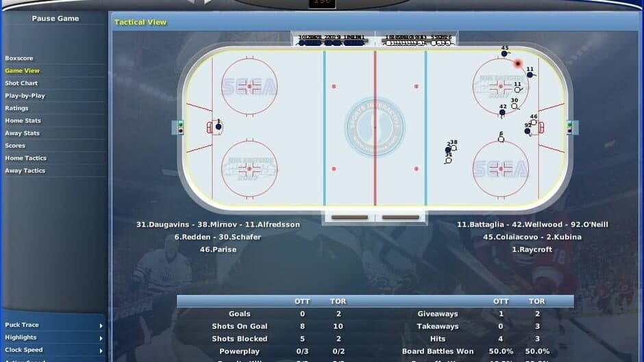 Скриншот 1 из NHL Eastside Hockey Manager 2007