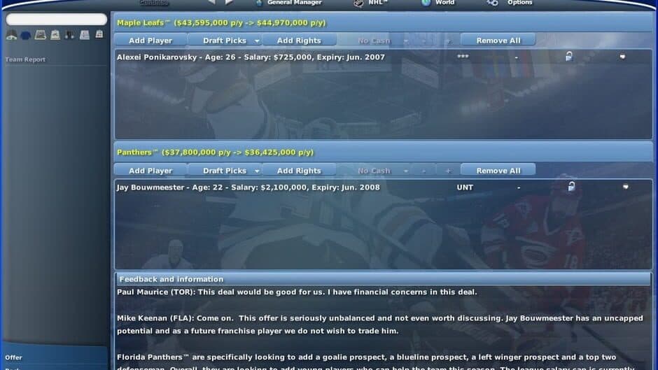 Скриншот 2 из NHL Eastside Hockey Manager 2007