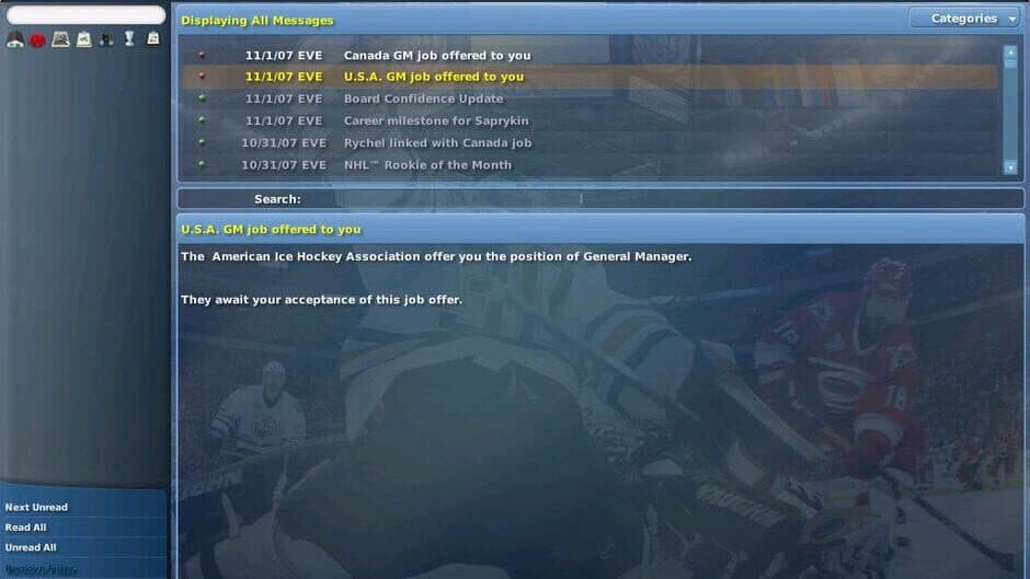 Скриншот 3 из NHL Eastside Hockey Manager 2007