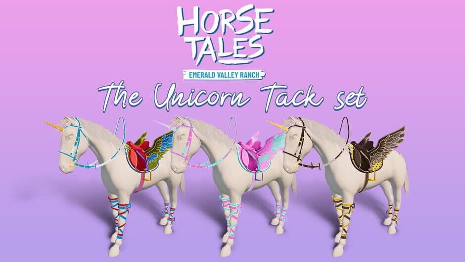 Скриншот 1 из Horse Tales: Emerald Valley Ranch - Unicorn Tack Set