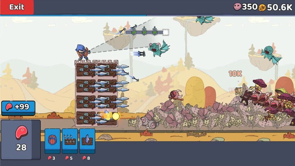 Скриншот 1 из Tower vs Goblins: Fight & Defence