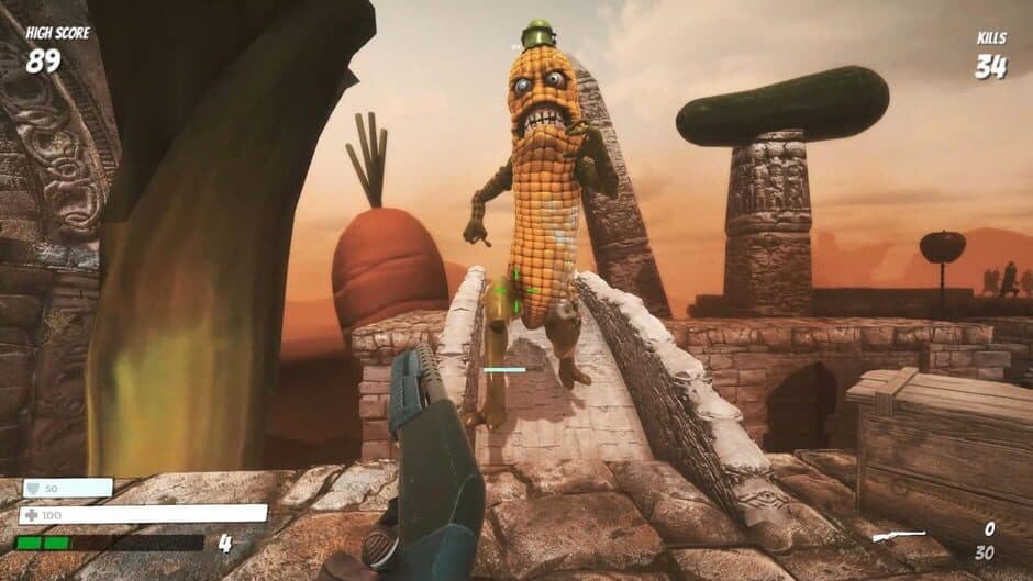 Скриншот 4 из Veggie Warfare: Feast of Fury