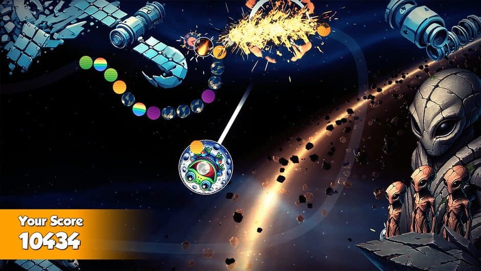 Скриншот 4 из Zumba: Galactic Marble Blast