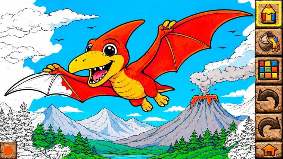 Скриншот 5 из Animal Coloring Books for Kids & Toddlers: Dinosaurs