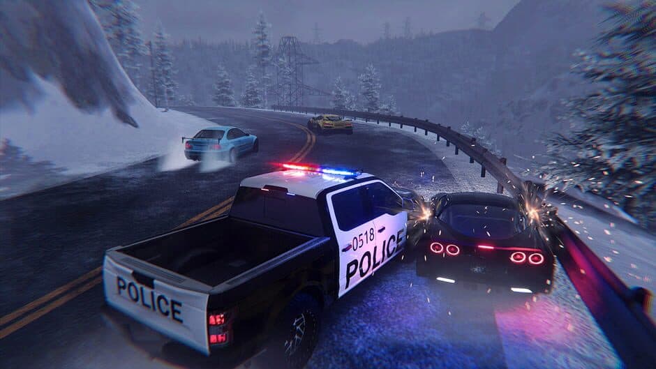 Скриншот 3 из Police Chase Simulator: Highway Racers Pursuit