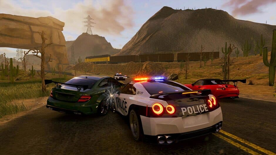 Скриншот 4 из Police Chase Simulator: Highway Racers Pursuit