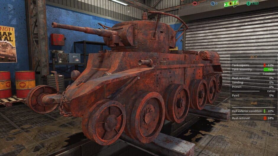 Скриншот 7 из Tank Mechanic Simulator: First Supply DLC