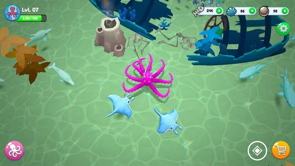 Скриншот 2 из Octopus Invasion