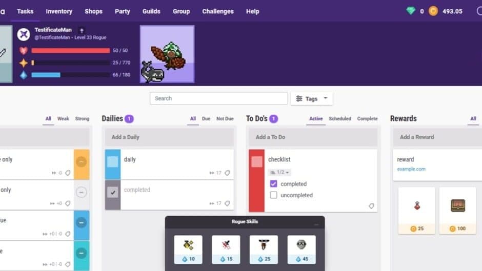 Скриншот 1 из Habitica