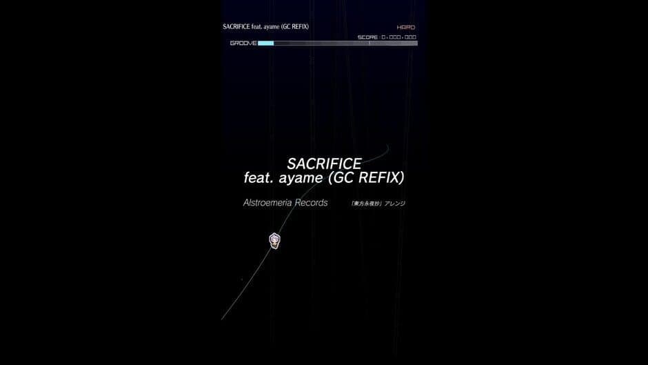 Скриншот 1 из Groove Coaster: Sacrifice feat. Ayame (GC Refix)