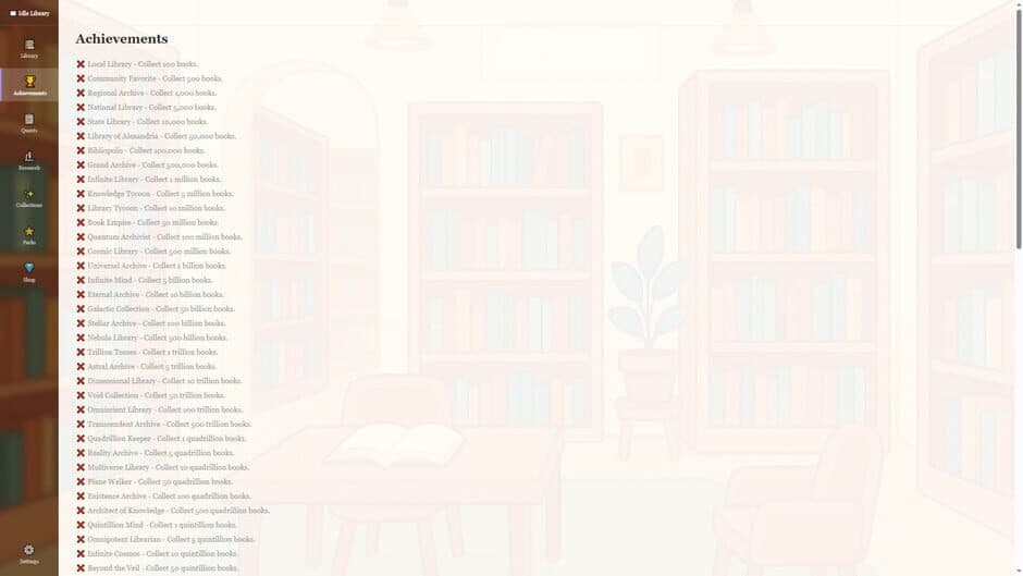 Скриншот 2 из Idle Library
