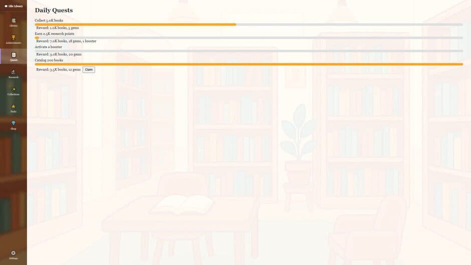 Скриншот 3 из Idle Library