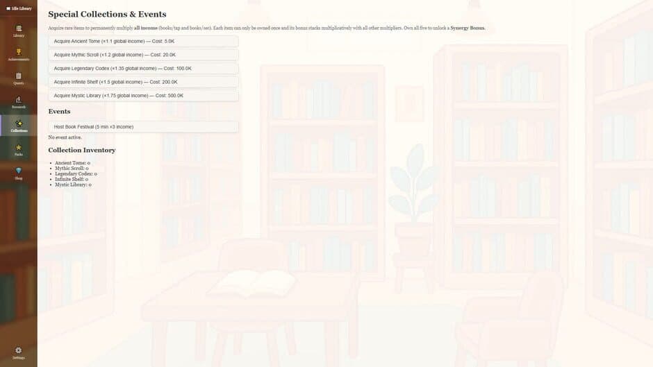Скриншот 5 из Idle Library