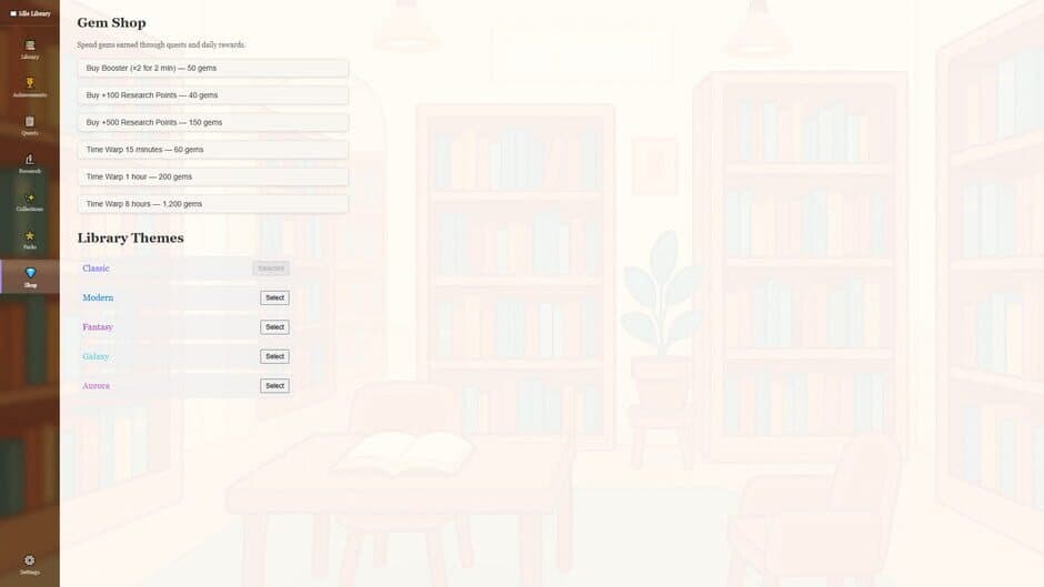 Скриншот 7 из Idle Library