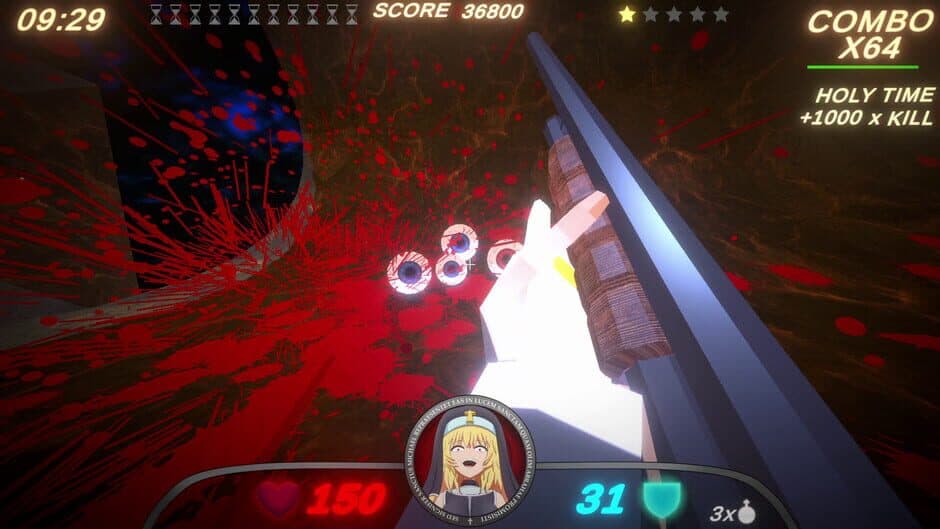 Скриншот 3 из Guns and Nuns: Storming Hell