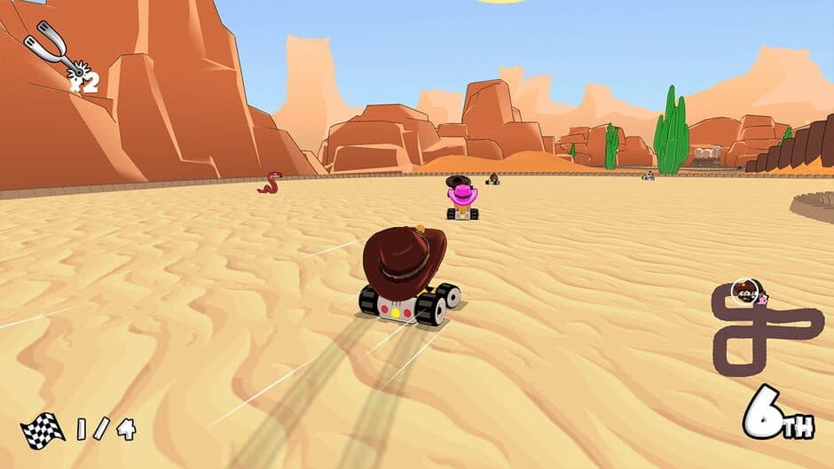 Скриншот 2 из Cowboy Kart