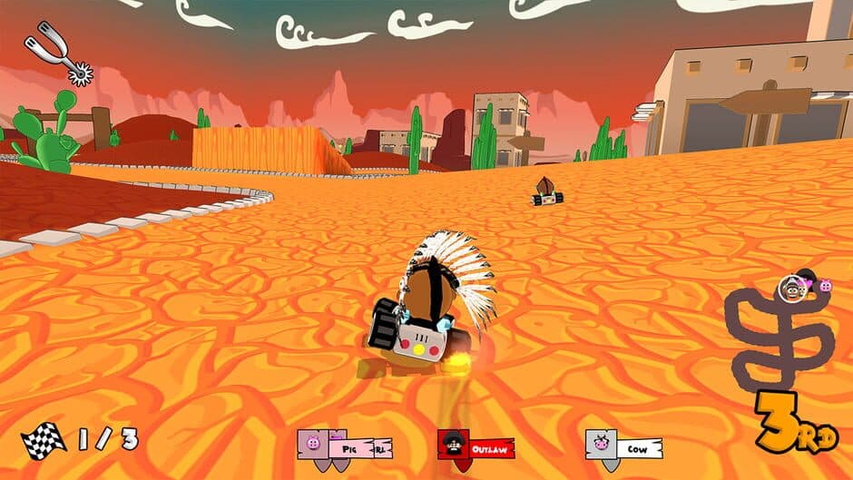 Скриншот 5 из Cowboy Kart