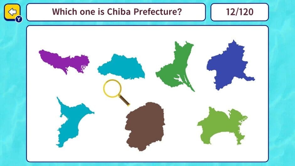 Скриншот 1 из Geo Brain Boost! Japan’s 47 Prefectures Silhouette Quiz