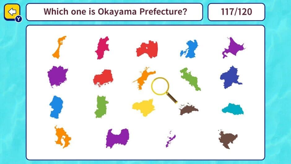 Скриншот 4 из Geo Brain Boost! Japan’s 47 Prefectures Silhouette Quiz