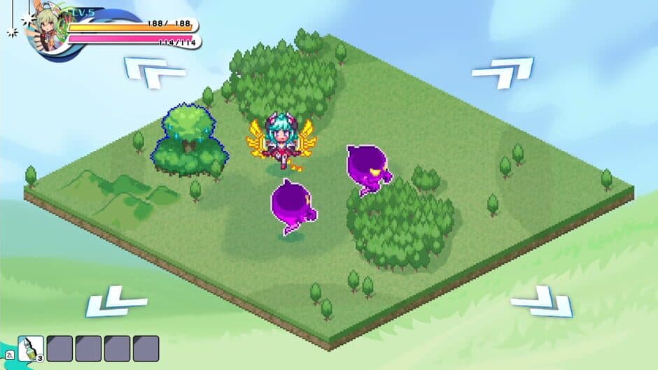 Скриншот 3 из Kingdom's Return: Time-Eating Fruit and the Ancient Monster - "Azure Striker Gunvolt" Crossover Character Skin