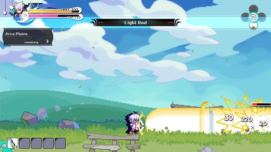 Скриншот 4 из Kingdom's Return: Time-Eating Fruit and the Ancient Monster - "Azure Striker Gunvolt" Crossover Character Skin