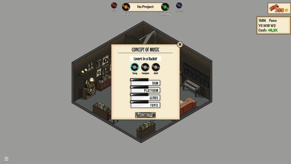 Скриншот 1 из Hitmaker Tycoon